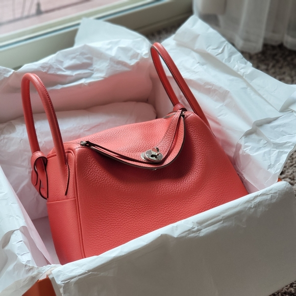 ✨Hermes Lindy 26✨ 👉🏻8F Gris Etain - Shopping with Queen N